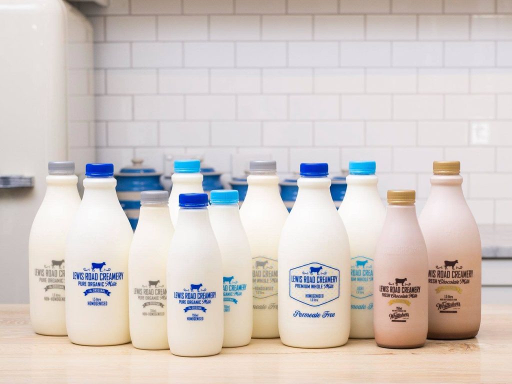 Lewis Road milk range