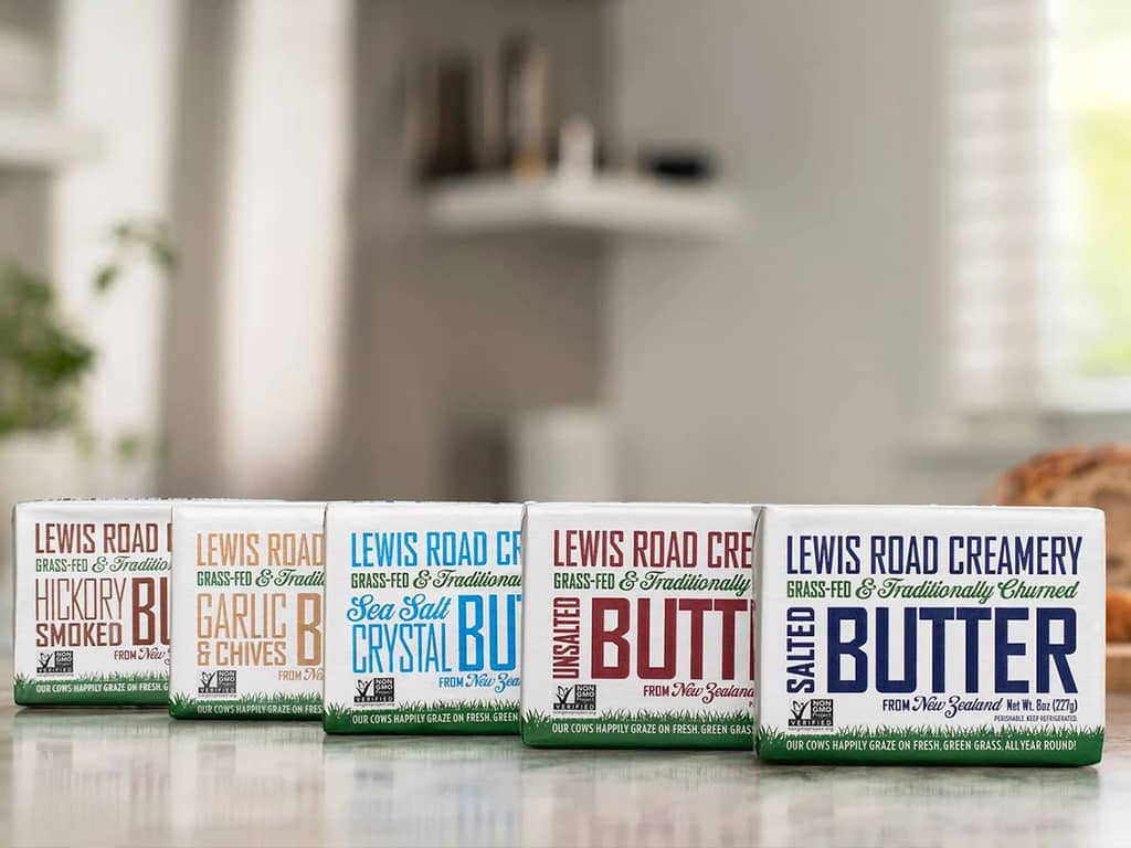 Lewis Road butter from Southern Pastures NZ 10 Star farms.